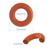 Skweawert 100PCS Silicone O Ring, 6.5mm OD 3.5mm ID 1.5mm