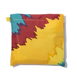 KiU K82-187 Waterproof Waterproof Tote Bag, 2-Way Eco Bag, Compact, Packable, Foldable, Cute, Stylish, Unisex, Men's, Women's, Tie Dye, Yellow