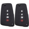 Ezzy Auto - Funda de silicona para llave de coche