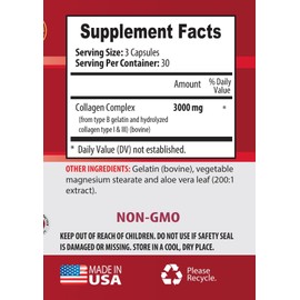 Health Solution USA Collagen smoothing effect - COLLAGEN PEPTIDES - Collagen hair nourishment 1 Bot