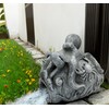 Teaeeno Real Octopus Sculpture Gutter Downspout Extension Decoration,Gutter Downspout Decorative,Downspout
