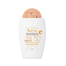 Avène, Protector Solar Facial FPS50 con Color, Piel Sensible