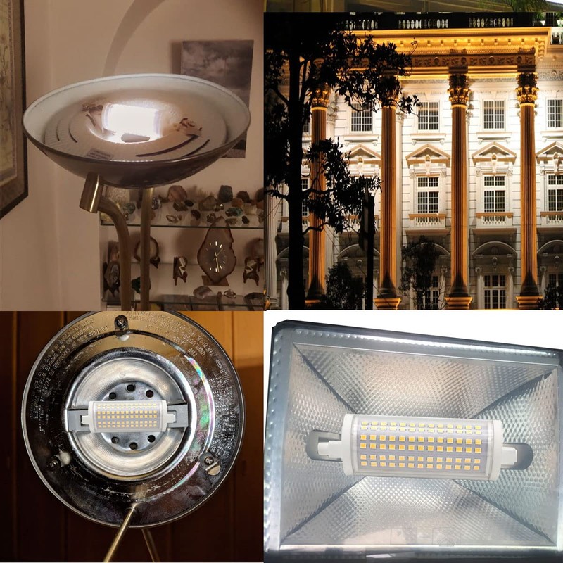 WELESHEI Led Halogen Replacement Bulb R7s 118mm 30w Dimmable Equivalent