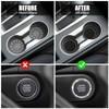 Car Cup Coasters (2 Pack) | Car Push Start Button