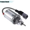 A ABSOPRO Fuel Barrier Stop Solenoid Valve for Caterpillar Silver