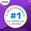 Frasco Multivitamínico Centrum Mujer Vitamina Calcio Hierro Retinol Tabletas Sabor