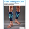 Medias de Compresion para Mujer y Hombre, color Azul. Pantorrilla