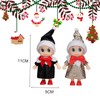 2 Pieces Baby Christmas Elf Dolls Christmas Miniature Bling Bling