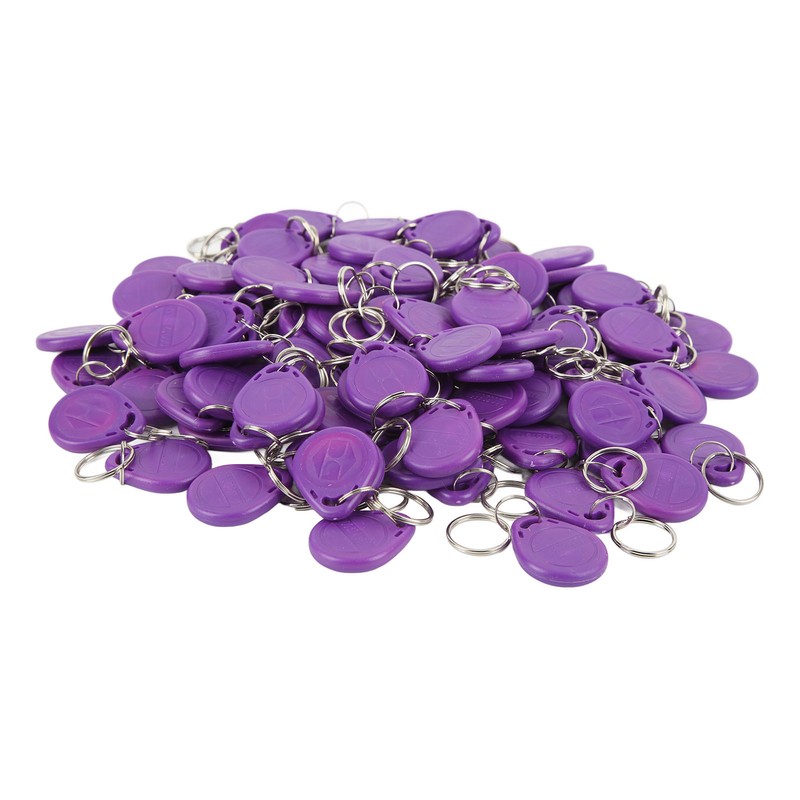 100PCS Door Lock Key Fobs 125KHz Read Only Smart Contactless