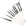 9pcs Gouache Watercolour Brushes Nylon Wool Rustproof Strong Water Absorption