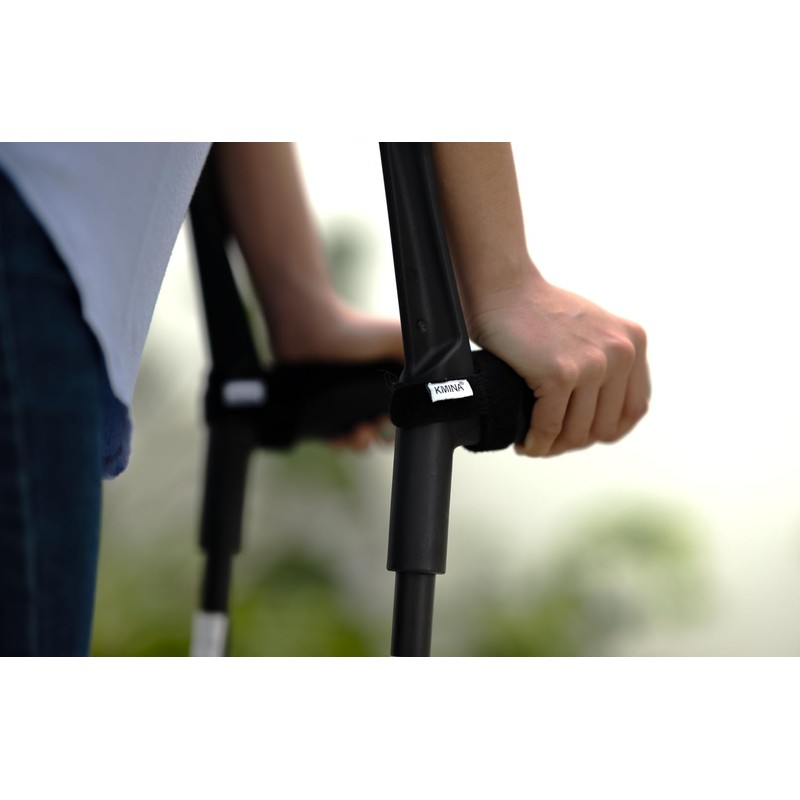 KMINA Forearm Crutches for Adults (x2 Units), Open Cuff, Extra