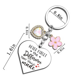 XzmaaoX Farewell Gifts For Coworkers Going Away Goodbye Gifts For Coworkers Women Thank You Gifts For Teacher Retirement Keychain Leaving Gifts For Boss Nurse Coworker Birthday Christmas Gifts