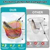 Frebuta Chicken Catcher Net Telescopic,37 to 64 in Chicken Catcher