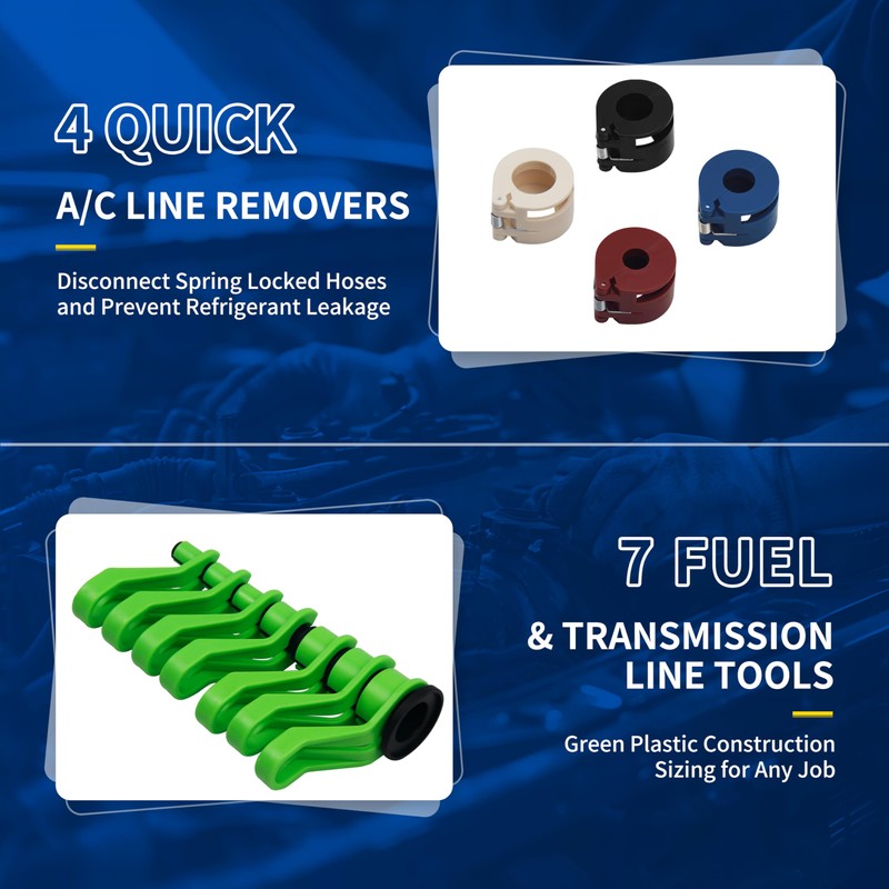 Kuntech Master Quick Disconnect Tool Set, Fuel Line Disconnect Tool