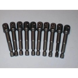Does Not Apply 10 POWER EXTENSION BARS DRIVER BITS HEX SHANK 3/8"