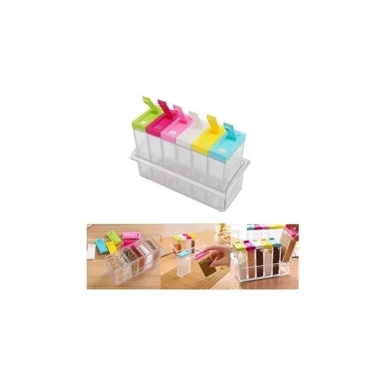 Yooshi Especiero Organizador Multiusos Cocina Acrilico Condimentos