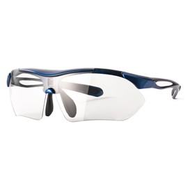 Afit AF-7001T Men's Sports Sunglasses, UV Protection, Dimmable Sunglasses, blue / black, M