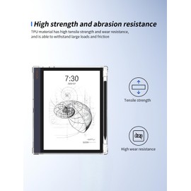 for Onyx Boox Note Air2/Air2 Plus 10.3 inch Tablet Case,Ultra-Thin Full Coverage Corner,Soft TPU Shockproof with Pencil Holder，Kids Friendly for Onyx Boox Note Air2/Air2 Plus Tablet Case (Clear)