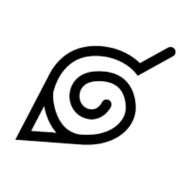 Oracal 2x Hidden Leaf Village Symbol Anime Naruto Shippuden Decal Sticker