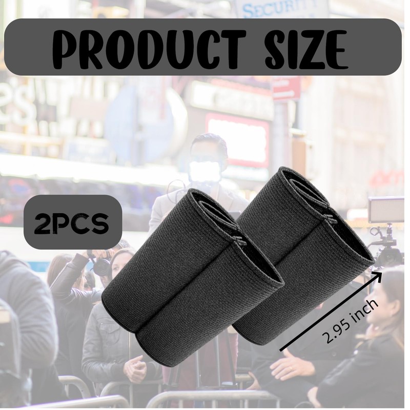 Xtlonbom2PCS Microphone Elastic Sleeve Durable Handheld Mic Cover Perfect for