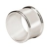 Edzard Round Silver-plated Napkin Rings, Diameter 4 cm, Set of