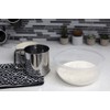 Home Basics Large Stainless Steel Shaker Sieve Cup Mesh Crank