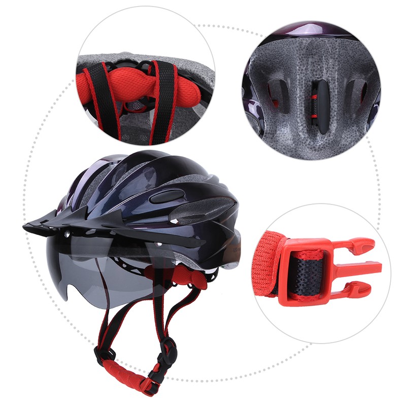 K80 Unisex Adult Bike Magnetic Type Goggles Helmet Cycling Equipment
