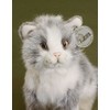 Förster Stofftiere 3278 Katze grau/weiß sitzend 20 cm hoch
