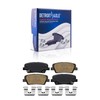 Detroit Axle - Rear Brake Pads for 2017-2018 Hyundai Santa