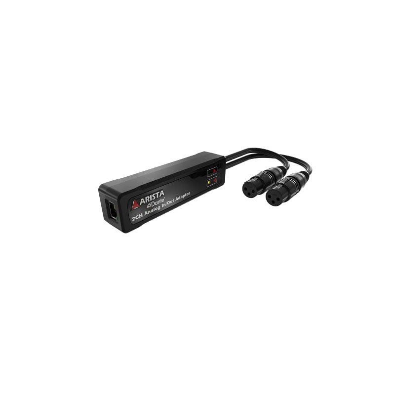 Arista E-Vocal DUO ARS-0200-A00 2-Channel Input Dante Converter, Analogue Input