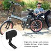 Bike Backrest Support,Electric Bicycle Rear Passenger Seat Backrest with Metal