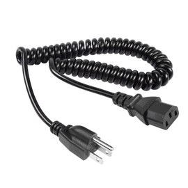 Cable de alimentación para computadora, cable de alimentación C13 para monitor, PC, escritorio, impresora, escáner (recto)