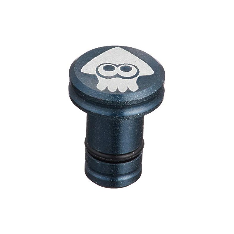 Aluminum Sharpened Earphone Jack Cover Splatoon 2 Squid Bright Blue