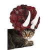 CALIFORNIA COSTUME COLLECTIONS Pet TRICERADOG Dog Costumes, Burgundy, S Neck