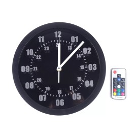 LED Indoor Outdoor Wall Clock Remote Control Luminous Wall Clock Night Lighting