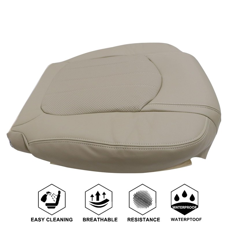 NLQR Front Driver Side Bottom Replacement Seat Cover Tan 392