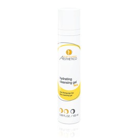 AESTHETICO Hydrating cleansing gel, moisturising oleo cleansing gel for dry or mature skin, ideal for removing eye makeup, 100 ml