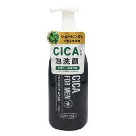 Sanwa Tsusho Men's CICA Foam Face Wash, 15.2 fl oz (450 ml)
