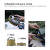 Outdoor Camping Kettle Portable Folding Silicone Kettle Tea Pot Coffee