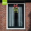 Hanging Mistletoe Sprig Christmas Window Stickers Reusable - Double Sided