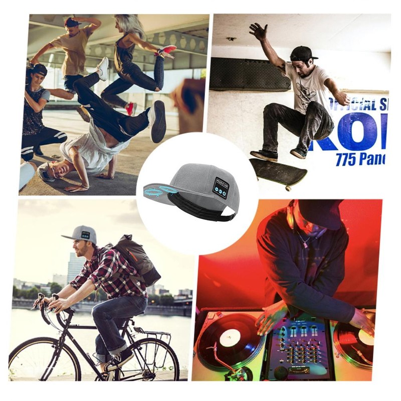 Hat with Bluetooth Speaker Bluetooth 5.0 Wireless Smart Speaker Baseball