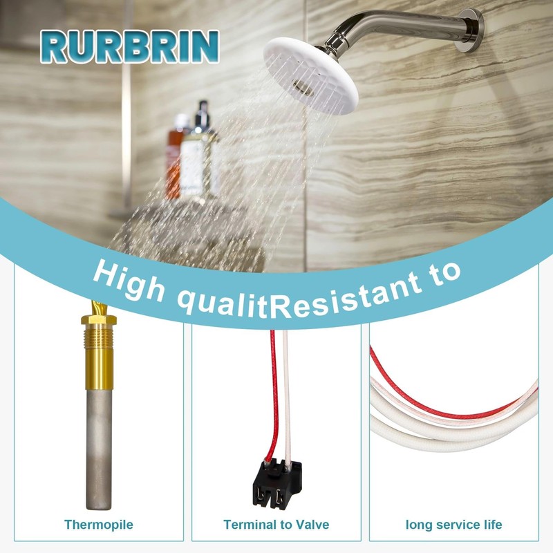 RURBRIN LP Thermopile Senor SP20824 for Water Heater Compatible with