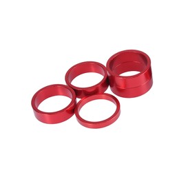 REPAIROCK 1 Set Bicycle Headset Spacer 28.6mm Fit for 1 1/8 in Red 5 10 mm Auto Replacement Parts