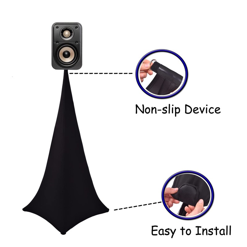 Speaker Stand Cover Tripod Stand Skirt, DJ Speaker Stand Tripod