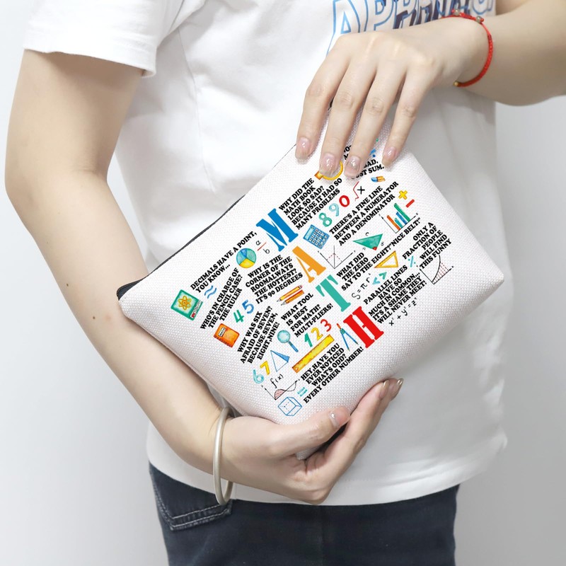 Funny Math Gift Math Cosmetic Bag Math Lover Gift Math