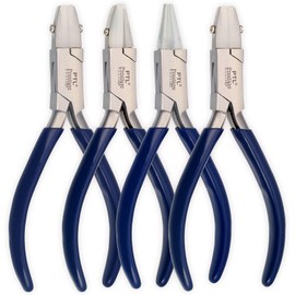 Nylon Jaw Flat Nose, Round Nose, Chain Nose and Round/Flat Nose Pliers Jewellery Tools with Free Replacement Jaws PTL®
