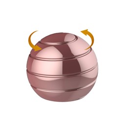 Apqdw Kinetic Desk Toys, 1.54'' Metal Desk Fidgets for Office for Adults, Fidget Toys for Adults, Party Favor Toys for Kids, Teens (39MM, Rose Gold)