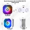 TR -Burst Assassin 120 SE ARGB White CPU Air Cooler,