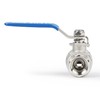 U.S. Solid 1/2 inch Ball Valve 304 Stainless Steel Female