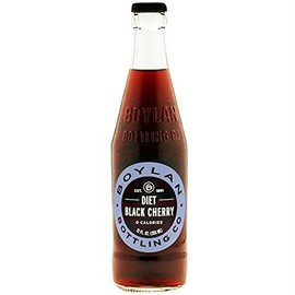 Boylan Soda, Diet Black Cherry, 12 Fl. Oz. (Pack of 12)